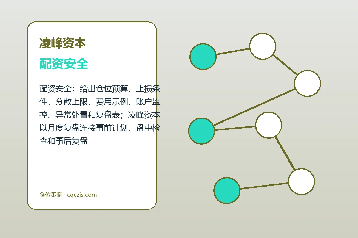 凌峰资本费用、账户与退出规则图解